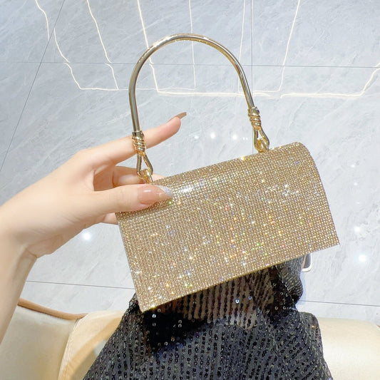 Sparkle and Shine Golden Glitz Handbag