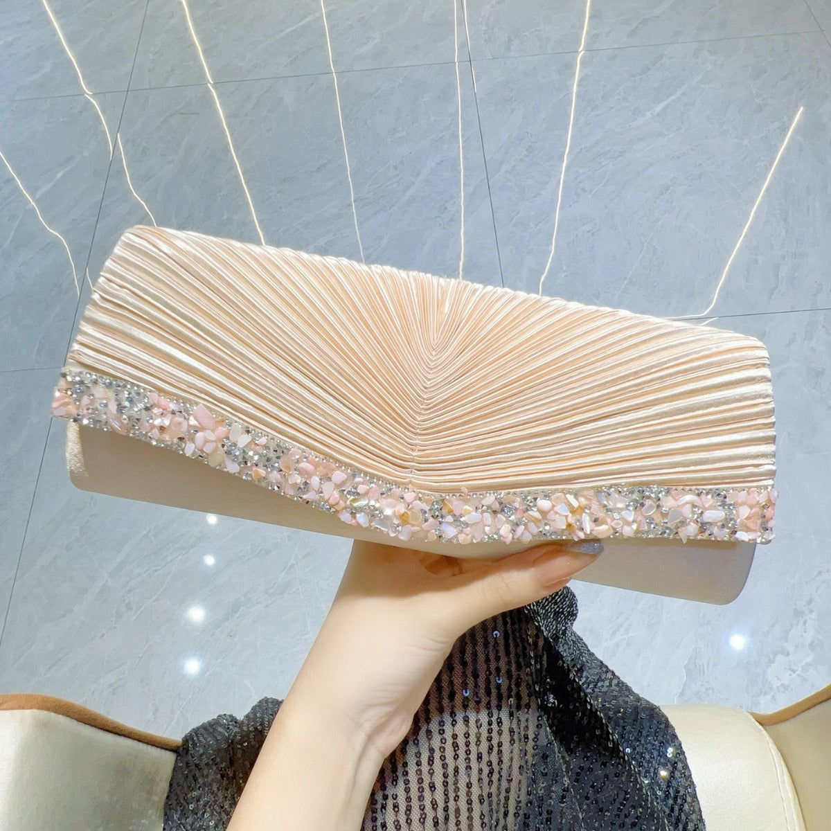 Brilliant and Elegant Gemstone Clutch